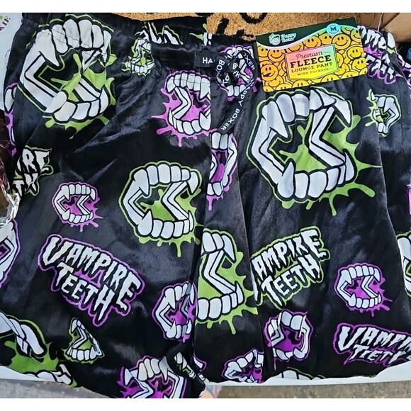 Happy Boxer Premium Fleece Lounge Pants With Pockets Halloween - Picture 1 of 3